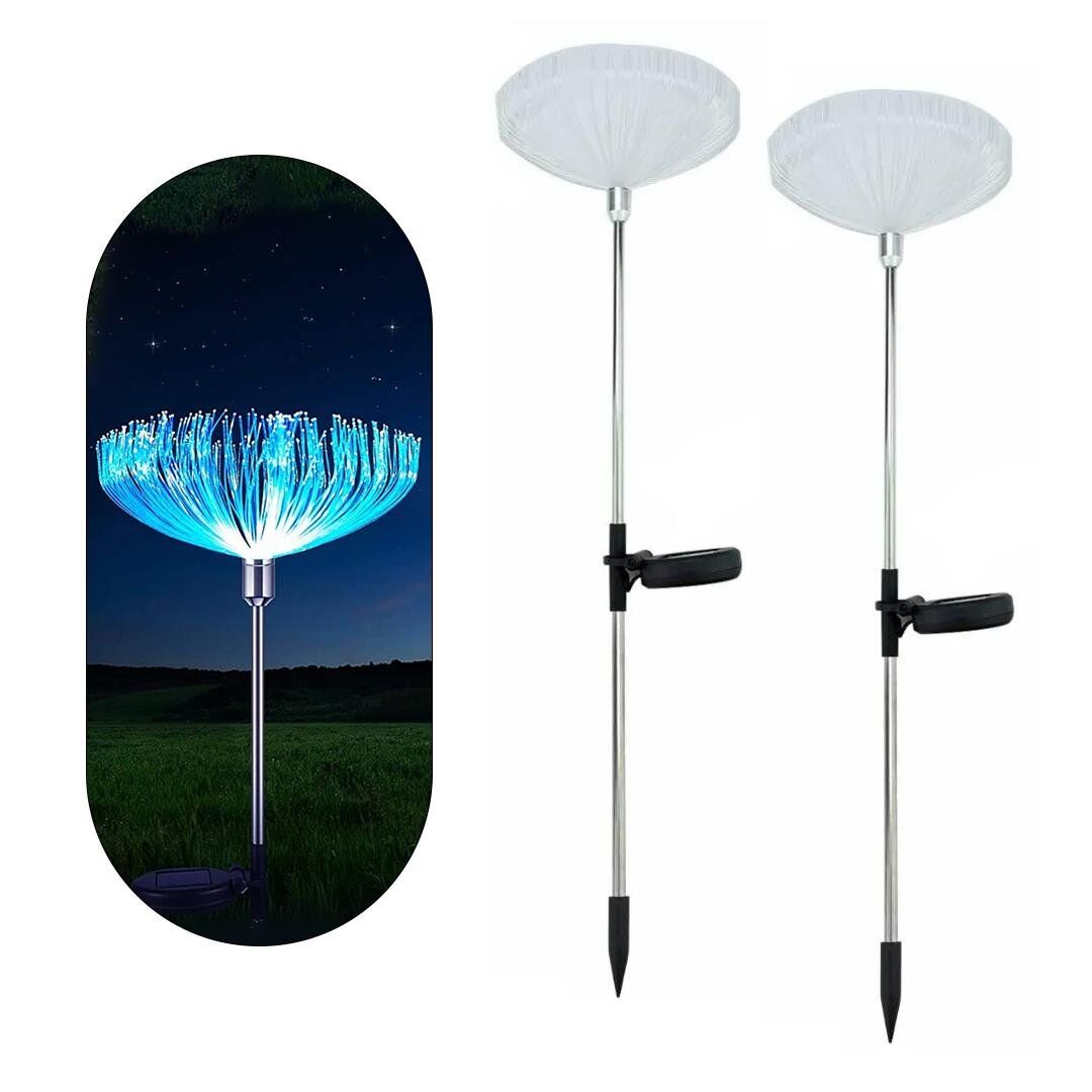 Powermaster PM-21643 7 Renkli Solar Güneş Enerjili Bahçe Aydınlatması Su Geçirmez 2 Li Paket