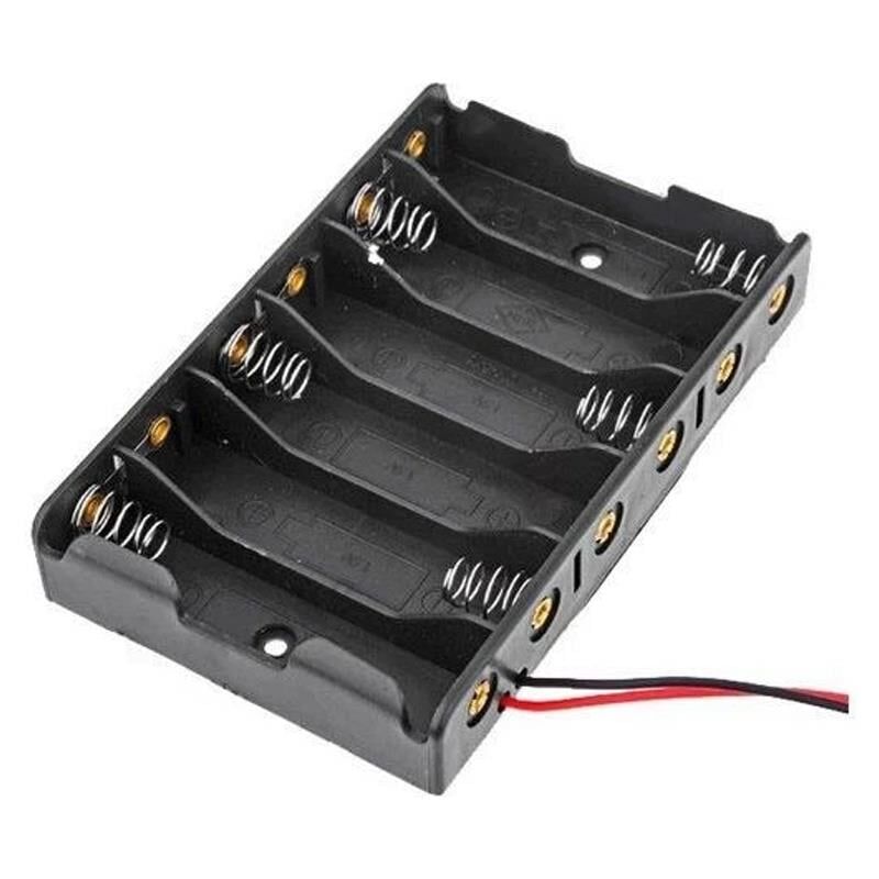 Ayt Powermaster Yan Yana 6 lı AA Kalem Pil Yuvası IC-234B 92x57 Mm