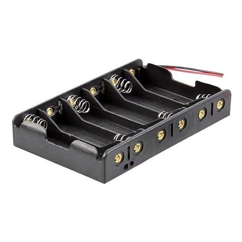 Ayt Powermaster Yan Yana 6 lı AA Kalem Pil Yuvası IC-234B 92x57 Mm