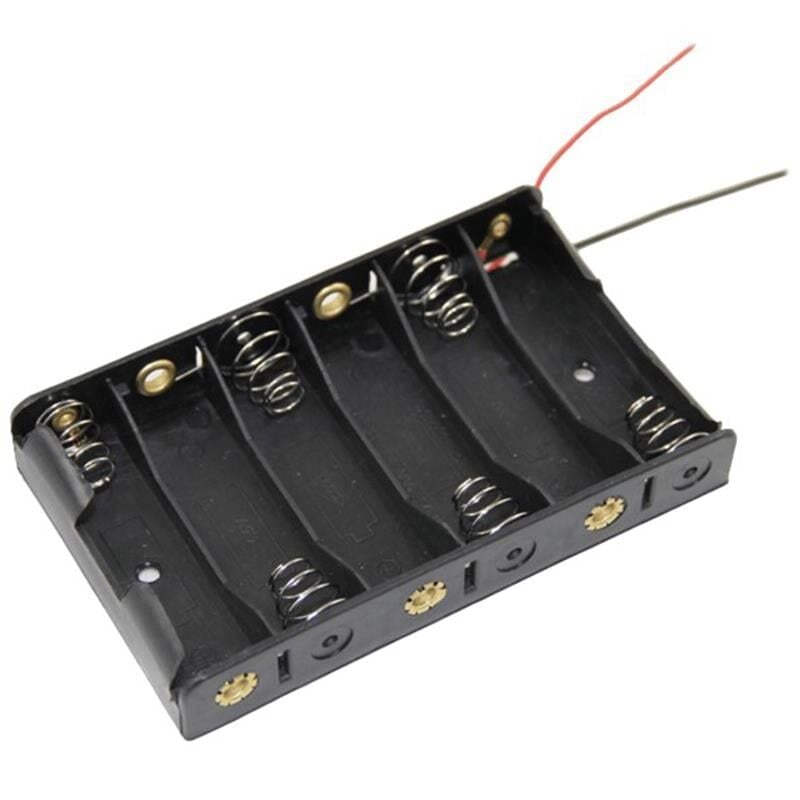 Ayt Powermaster Yan Yana 6 lı AA Kalem Pil Yuvası IC-234B 92x57 Mm