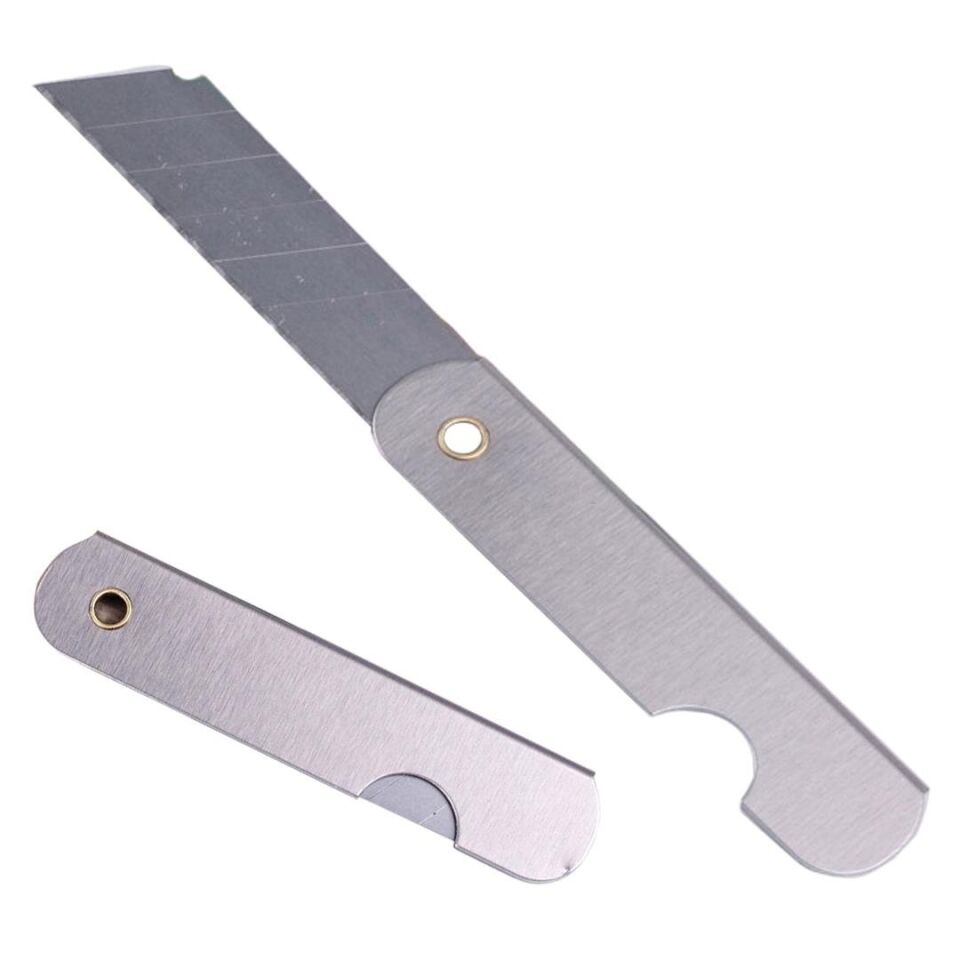 Powermaster PM-28650 Tekli Katlanır Falçata Maket Bıçağı Paslanmaz Çelik