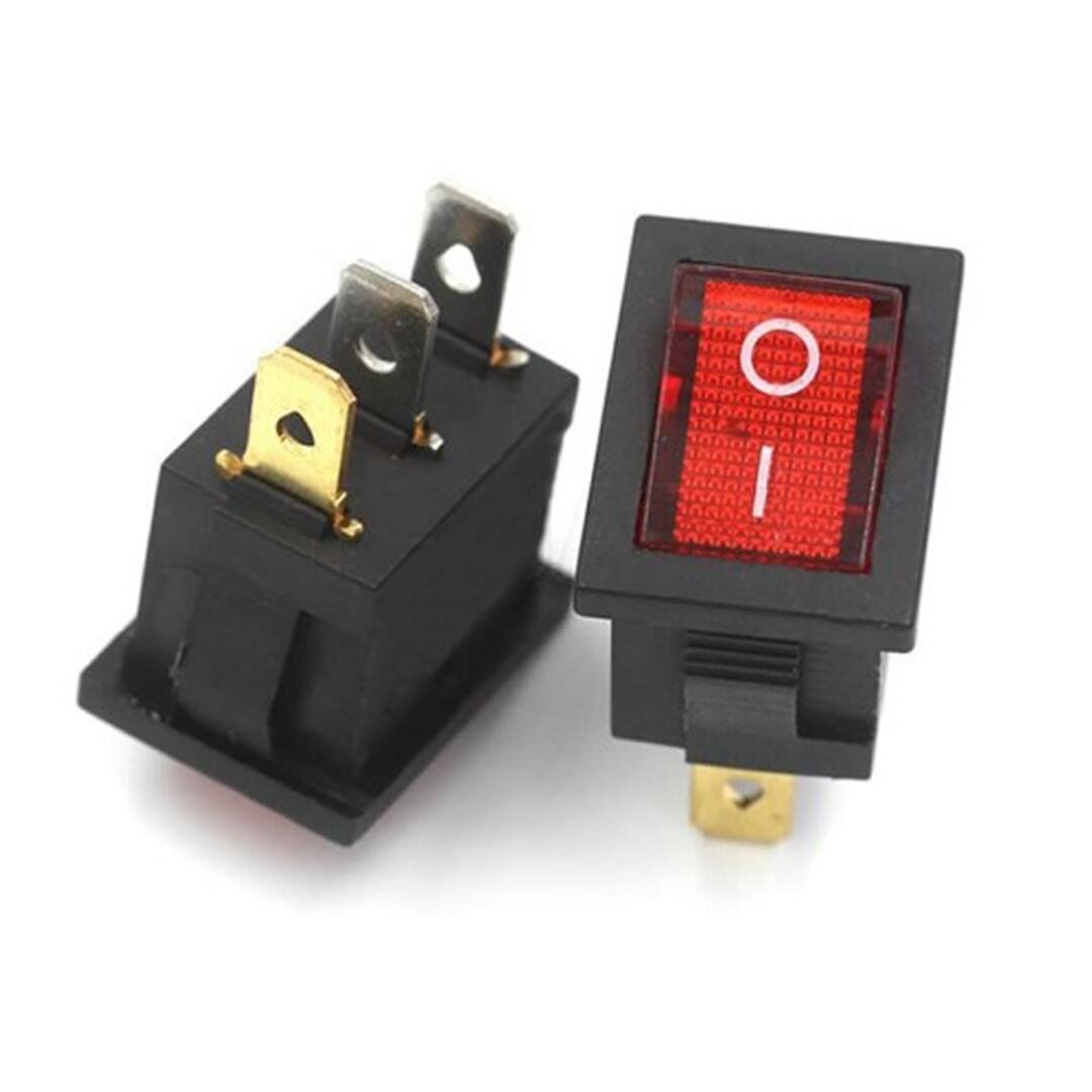 Ayt Yükseltici Anahtarı Işıklı 3 Bacaklı Aç Kapa On Off Anahtar TK91