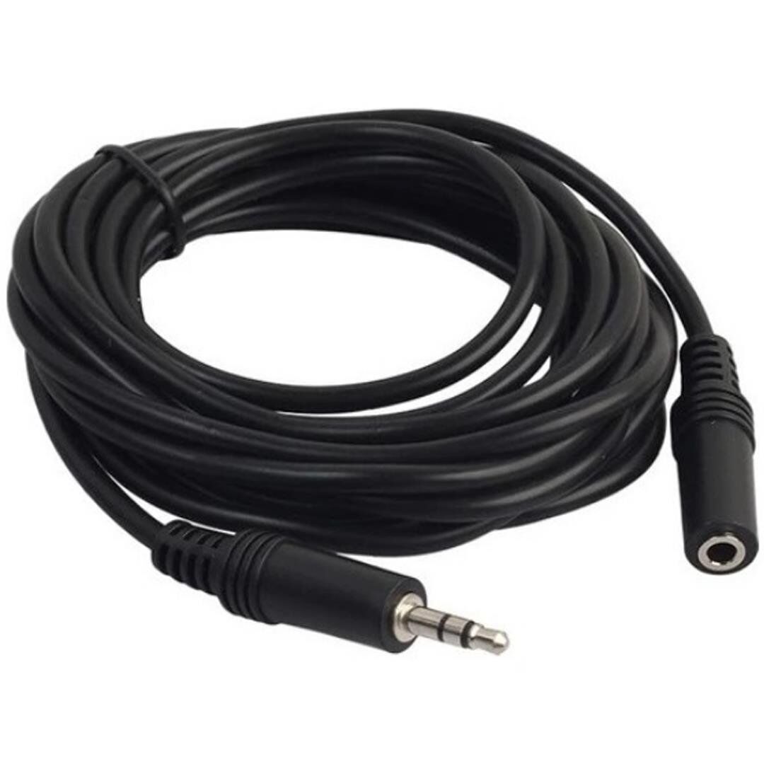 Powermaster 3.5 Mm Stereo Erkek/Dişi 5 Metre Aux Çevirici Uzatma Kablo PM-5758