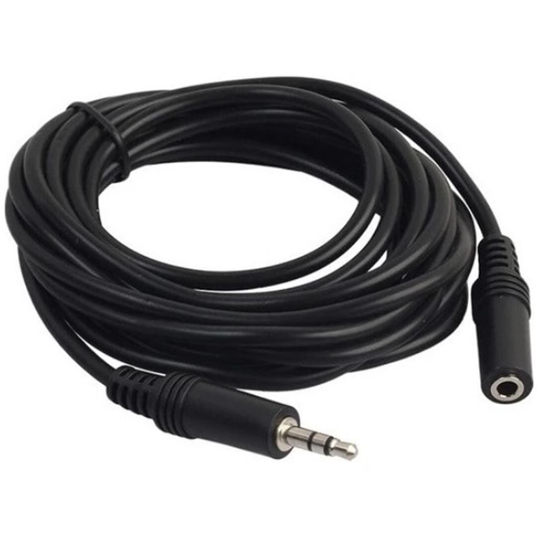 Powermaster 3.5 Mm Stereo Erkek/Dişi 5 Metre Aux Çevirici Uzatma Kablo PM-5758