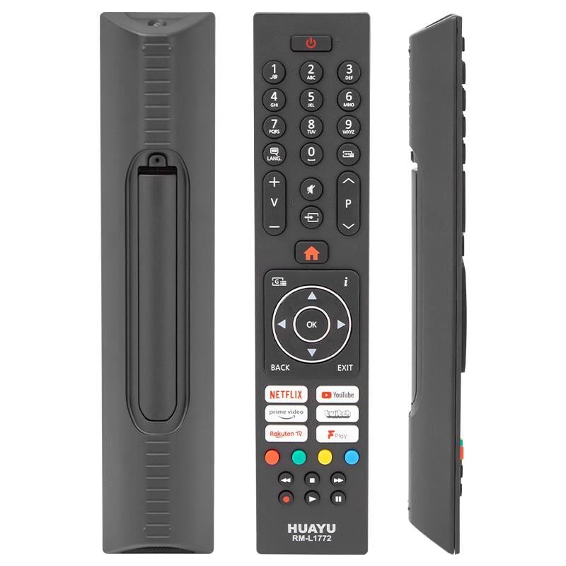 Ayt Huayu RM-L1772 Netflix YouTube Twitch Prime Video Tuşlu Universal Lcd Led Tv Kumandası