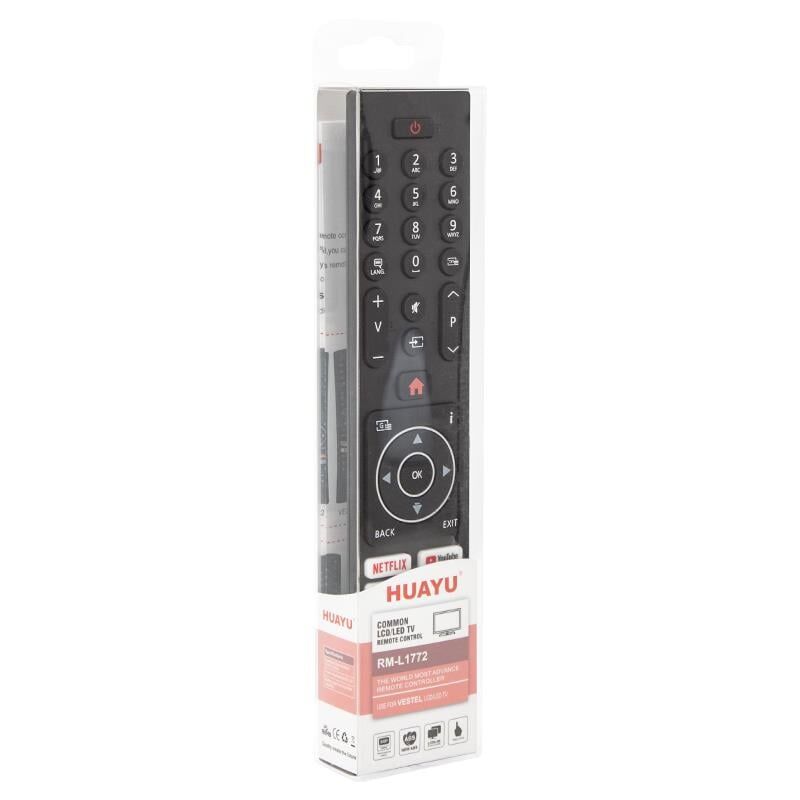 Ayt Huayu RM-L1772 Netflix YouTube Twitch Prime Video Tuşlu Universal Lcd Led Tv Kumandası