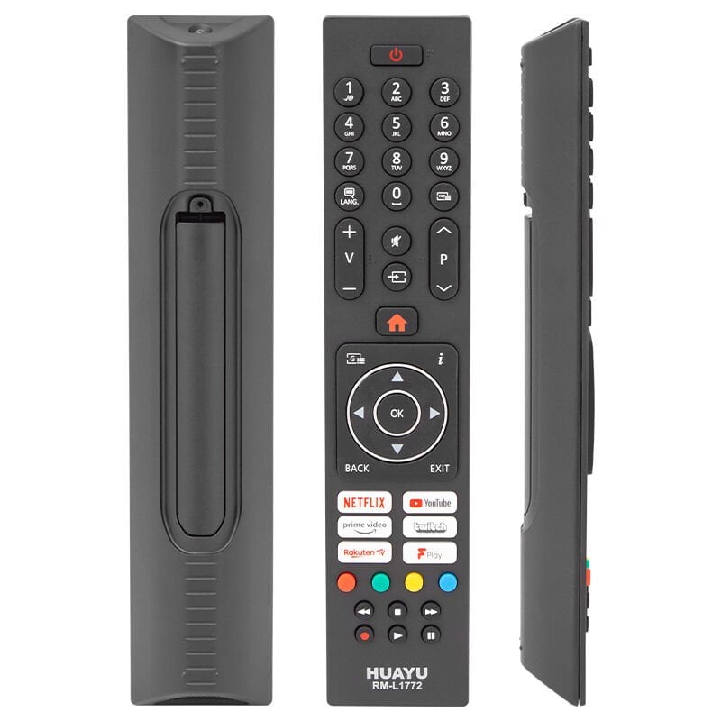 Ayt Huayu RM-L1772 Netflix YouTube Twitch Prime Video Tuşlu Universal Lcd Led Tv Kumandası