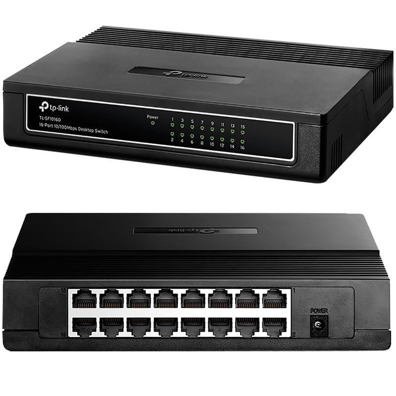 TP-Link TL-SF1016D 16 Port 10-100 Mbps Ethernet Switch