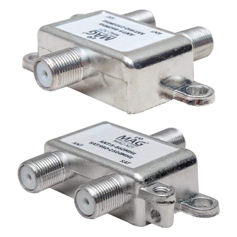 Ayt Mag TV Sat 950-2500MHz Combiner 4K Ultra Hd Splitter MAG-X21 Uydu Karasal Anten Kamera