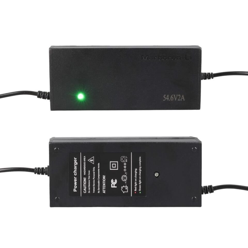 Powermaster Li-İon Lityum Piller İçin 54.6 Voltaj 2 Amper Elektrikli Bisiklet Scooter Şarj Cihazı Aleti