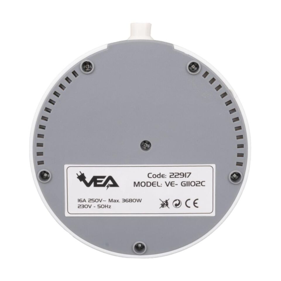 VEA VE-G1102C 2 Lİ Telefon Standlı Tutacaklı Priz Usb Li Type-c Girişli Uzatma Kablosu 1.5 Metre