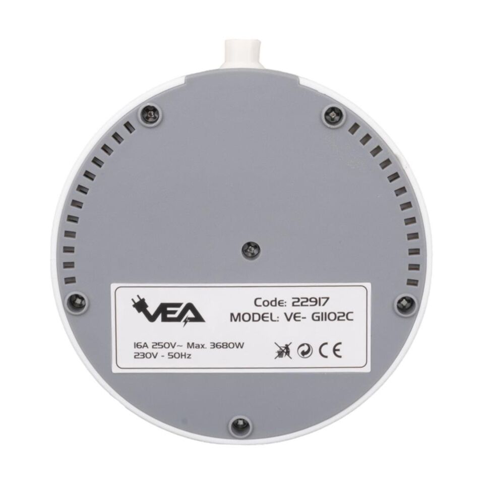 VEA VE-G1102C 2 Lİ Telefon Standlı Tutacaklı Priz Usb Li Type-c Girişli Uzatma Kablosu 1.5 Metre