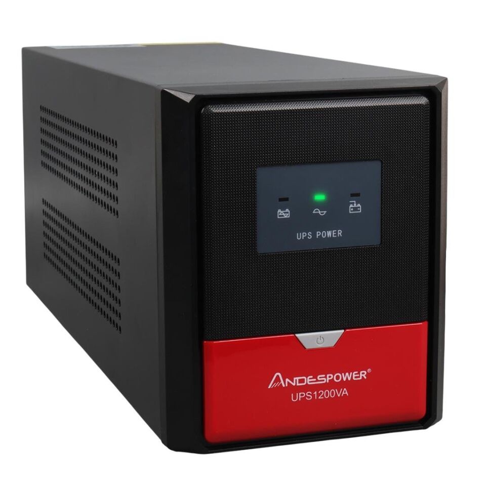 Andespower UPS1200VA 1200VA 12V7.5AHx2 Ups Kesintisiz Güç Kaynağı Line İnteraktif