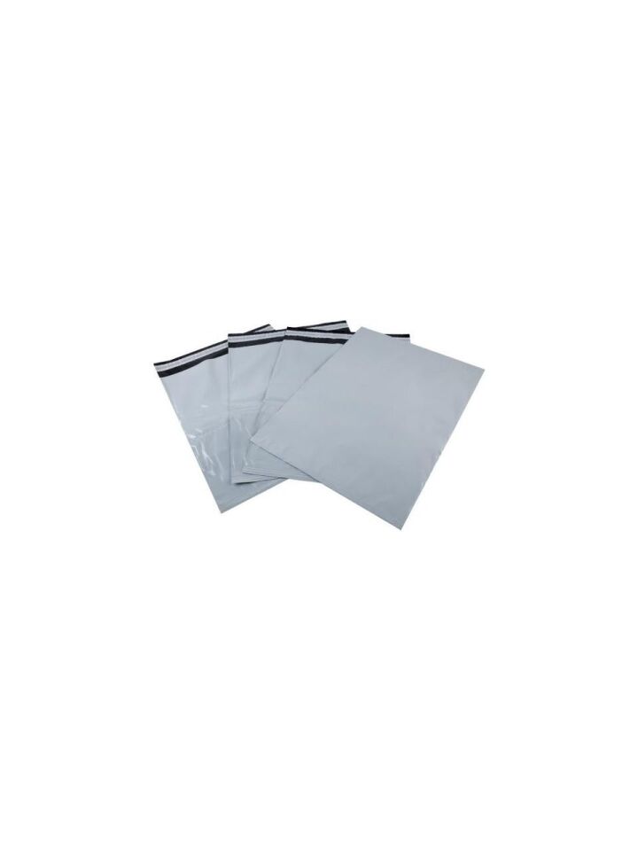 25x30x5 Cm Gri Cepsiz Kargo Poşeti 100 Adet