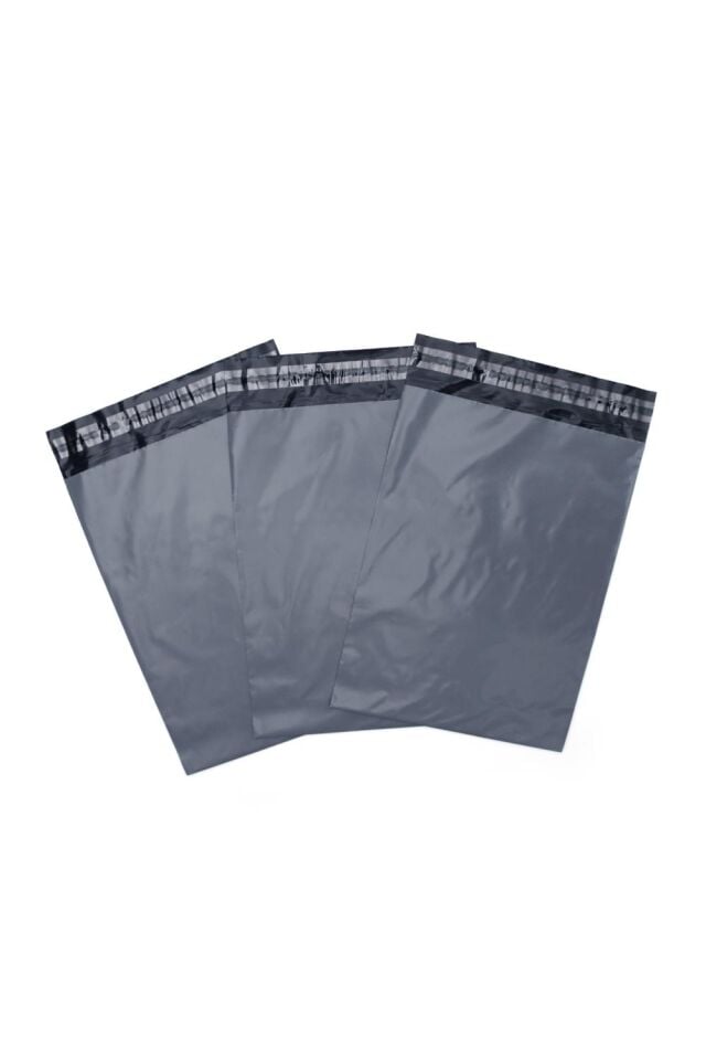 Ayt 25x30x5 Cm Gri Cepsiz Kargo Poşeti 100 Adet