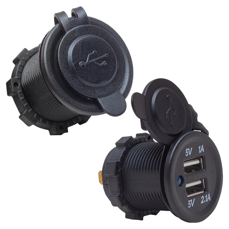 Ayt Powermaster Şase Tipi Araç Usb Şarj 5V 2.1A 5V 1A Oto Çakmaklık Soketini Usb Sokete Döndürme Aparatı