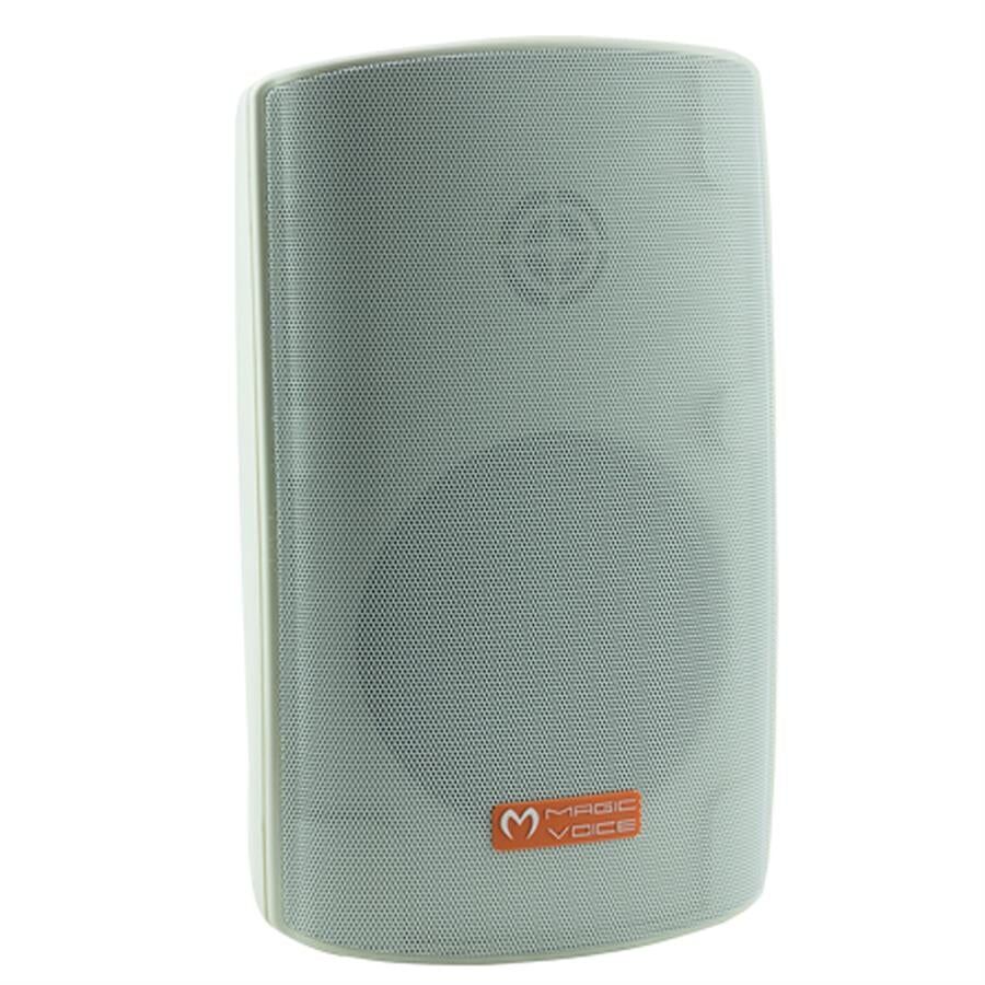 Ayt Magicvoice MV-38 11 Cm Trafolu 20 W Beyaz Sütun Hoparlör 2 li Takım Okul Cami Konferans Salonu Hoparlörü