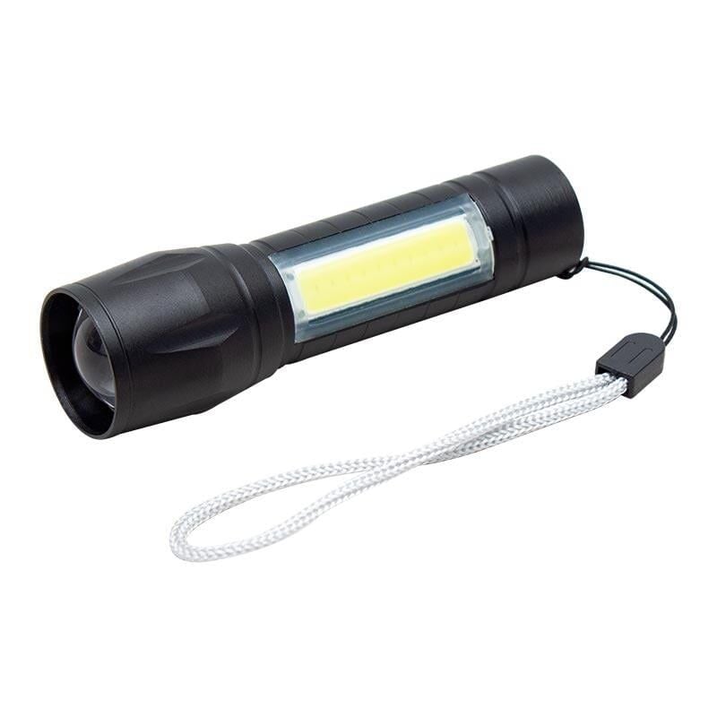 Ayt Powermaster PM-4525 Metal Flashlight Power Ledli Şarjlı El Feneri Kamp Lambası Led Işıldak
