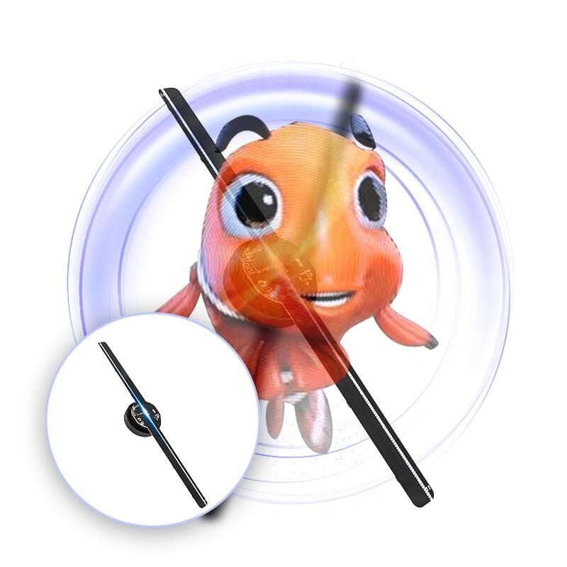 Ayt Hello F-1 Smart 3D 170° Görüş Açısı 12 V Hologram Fan 430x430x39Mm