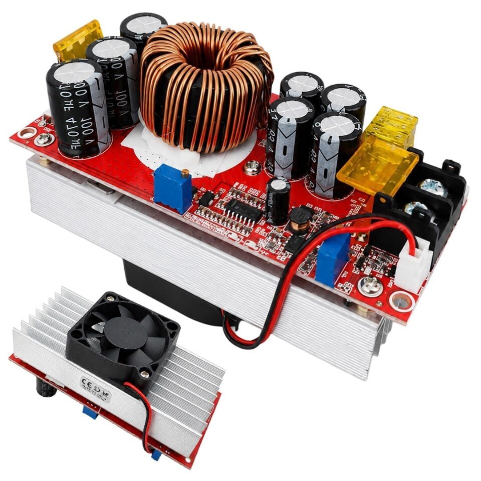 Powermaster PM-28740 1500 Watt 20 Amper 10-60V To 12-90V Ayarlanabilir Boost (Yükseltici) Modül