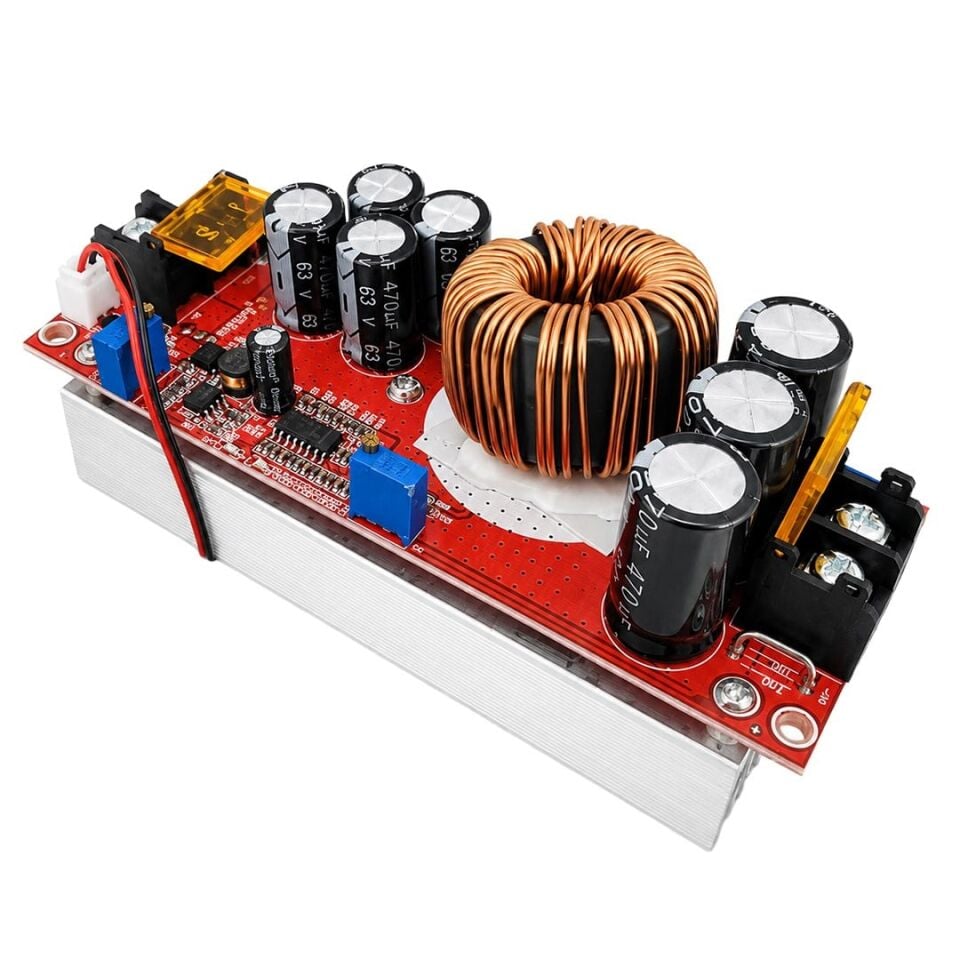 Powermaster PM-28740 1500 Watt 20 Amper 10-60V To 12-90V Ayarlanabilir Boost (Yükseltici) Modül