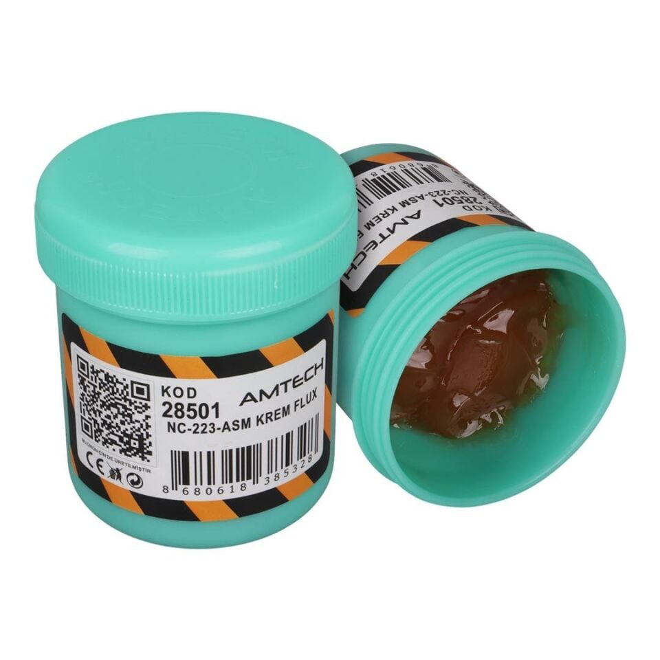 Amtech NC-223-ASM 100G Lehim Havya Kremi Flux No Clean Profesyonel SMD Lehimleme