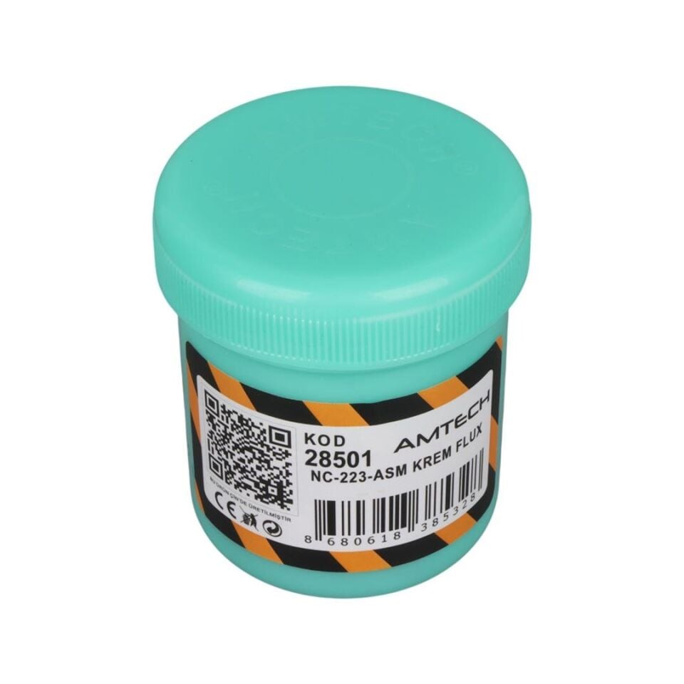Amtech NC-223-ASM 100G Lehim Havya Kremi Flux No Clean Profesyonel SMD Lehimleme