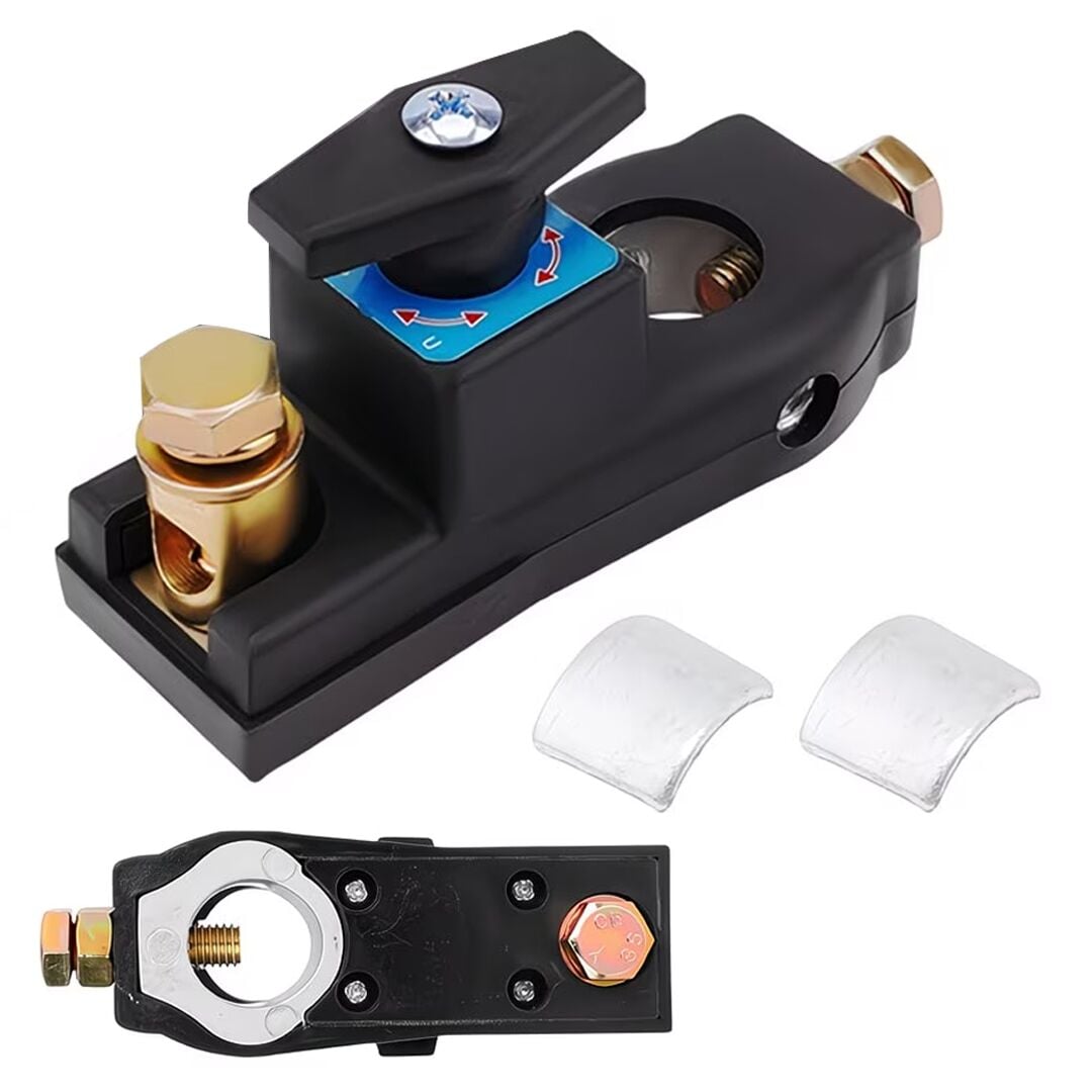 Powermaster PM-28786 Akü Şarteli Kutup Başı Kesici 12V/24V Uyumlu Çevirmeli Akü Koruma Aparatı