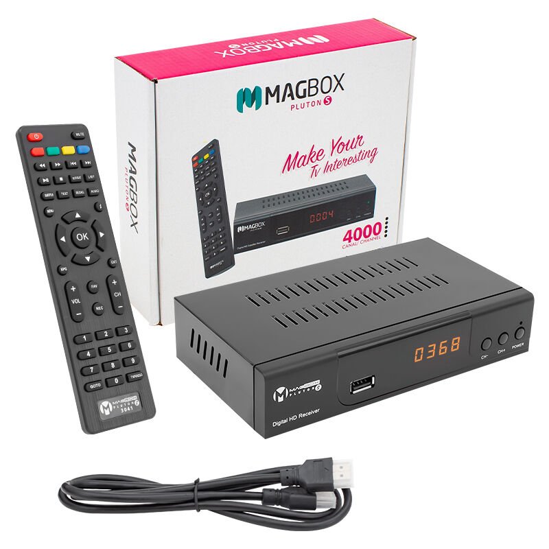 Ayt Magbox Pluton s Full Hd Tkgs li Hdmı Scart girişli Kasalı Uydu Alıcısı Uydu Cihazı