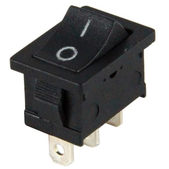 Mini Işıksız Yaylı Anahtar OFF-ON 3P (IC-125)
