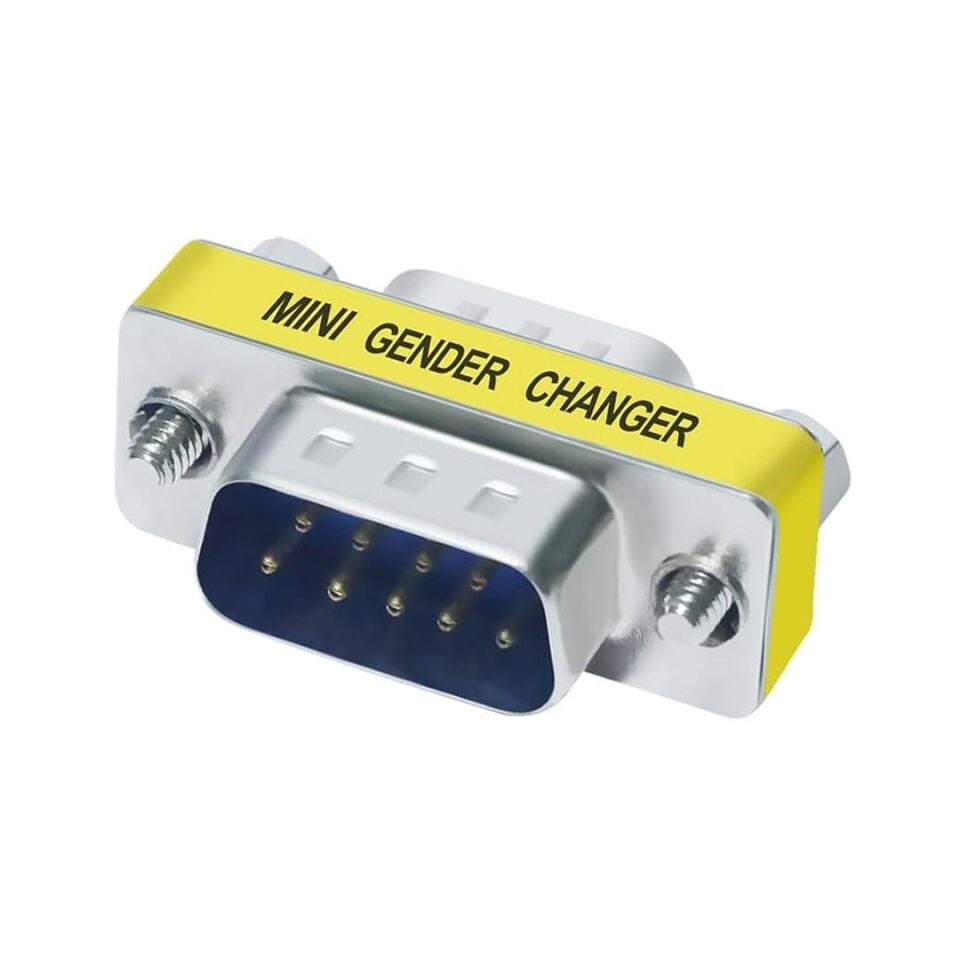 9 PİN ERKEK/ERKEK ÇEVİRİCİ (RS-232 ERKEK ERKEK ARA)