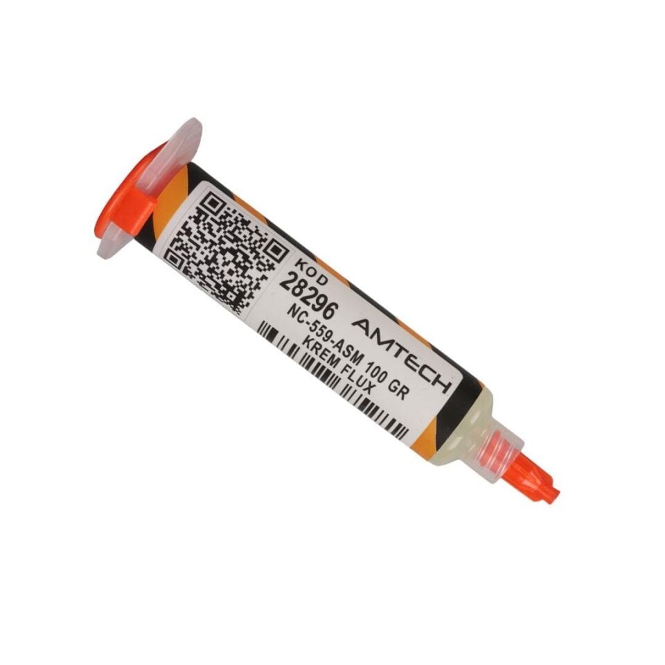 Amtech NC-559-ASM Şırınga Tip 10 Ml. Krem Lehim Havya Flux