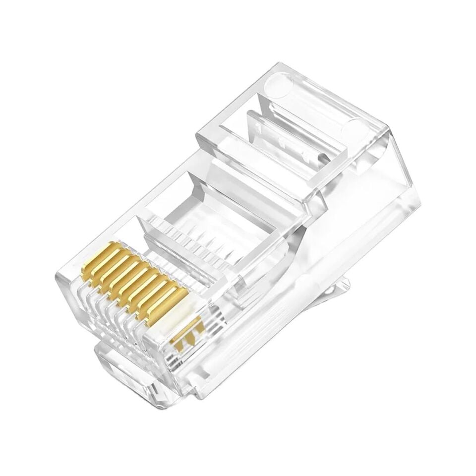 Powermaster RJ 45 Cat6 Soket 8P/8C 100 Adet Ethernet Soketi İnternet Jack