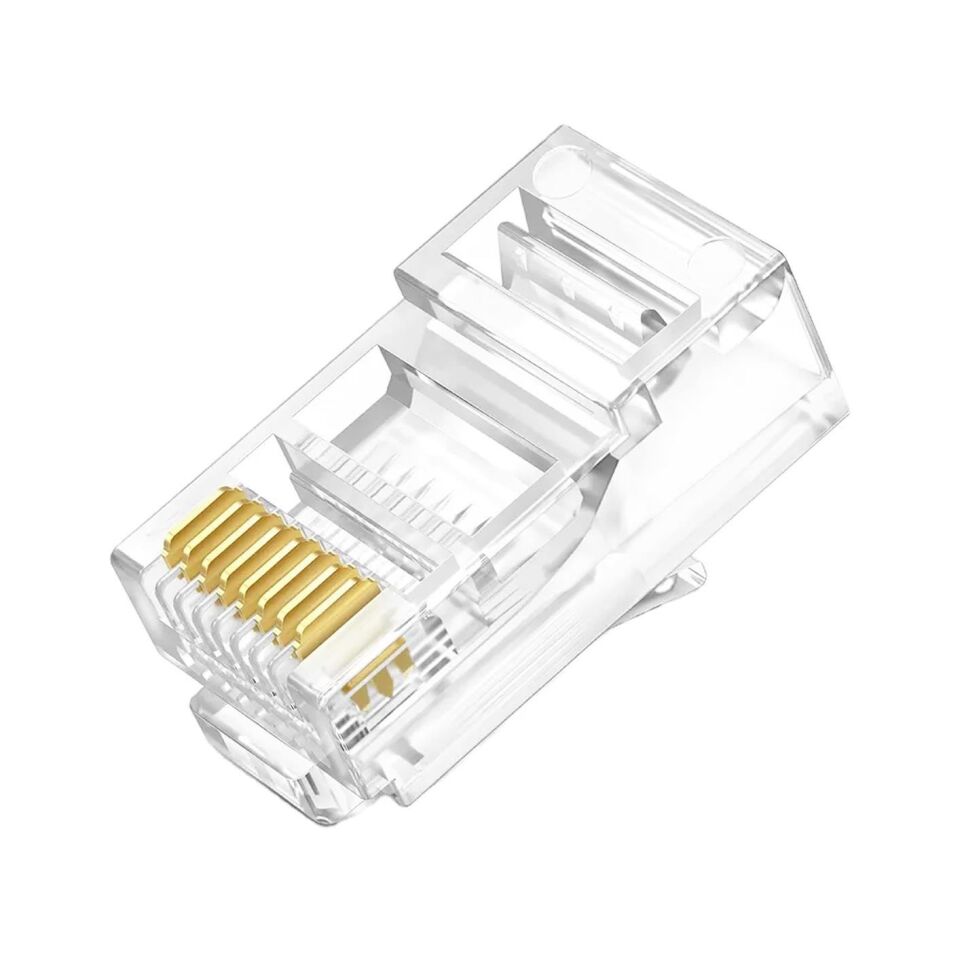 Powermaster RJ 45 Cat6 Soket 8P/8C 100 Adet Ethernet Soketi İnternet Jack