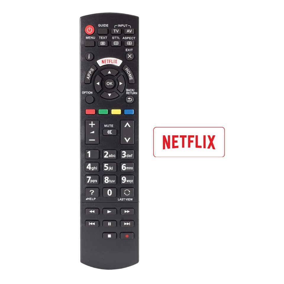 Huayu Kl Rm-L1268 Panasonic Netflix Lcd Led Tv Kumandası Bristerli Panasonik