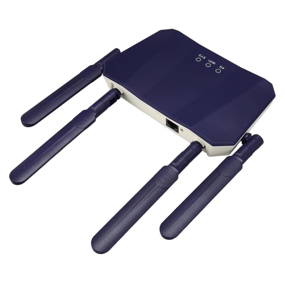 Powermaster R8B 300 Mbps 2.4 Ghz Menzil Genişletici 1 Portlu Wifi Router 4 Antenli