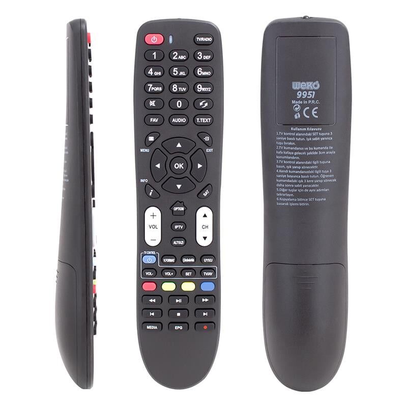 Ayt Sungate Titan I P Tv Hd Uydu Alıcı Kumandası Uydu Cihazı Uzaktan Kumanda