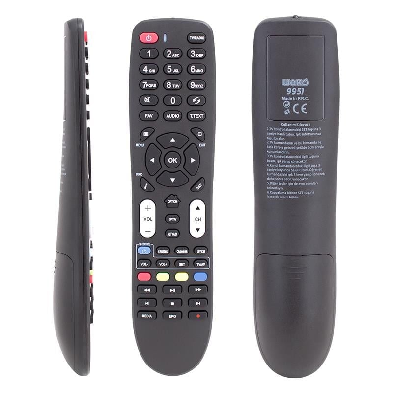 Ayt Sungate Titan I P Tv Hd Uydu Alıcı Kumandası Uydu Cihazı Uzaktan Kumanda