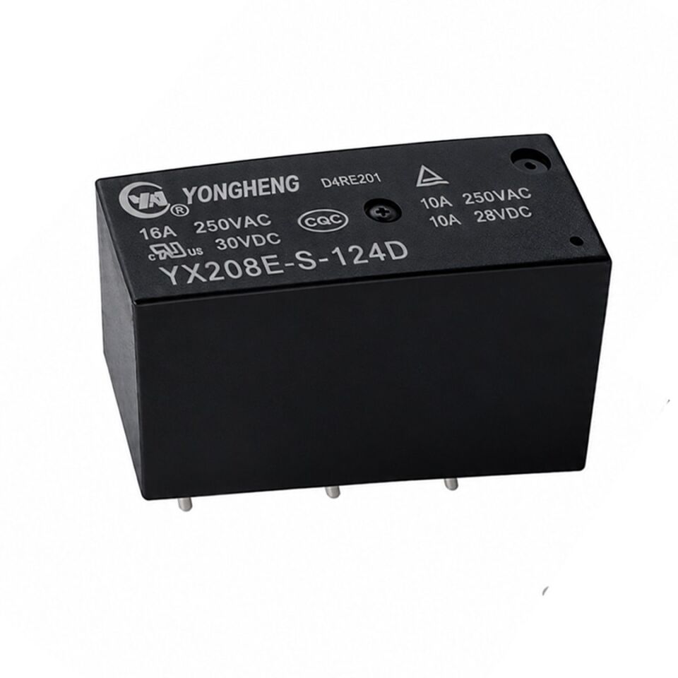24 Volt Röle Tek Kontak 5 Bacak 10 Amper