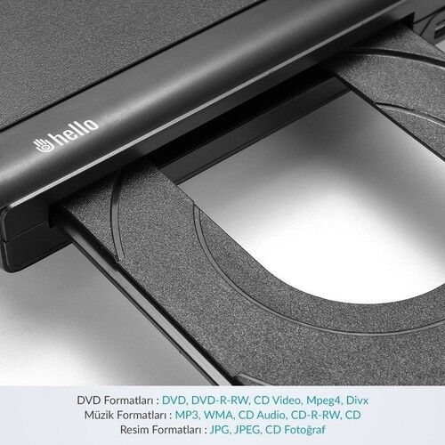 Hello Hl-5483 Dvd Player Divx Kumandalı Hdmi Çıkışlı Dvd Vcd Usb Den Film Oynatabilme