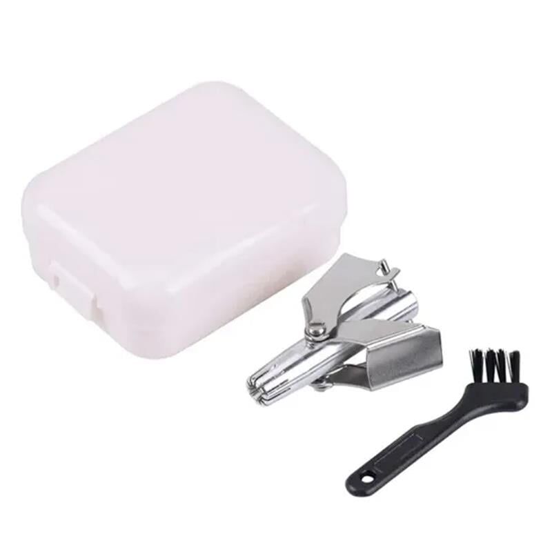 Powermaster PM-21009 Paslanmaz Çelik Manuel Burun Kıl Temizleme Tüy Alma Aleti Kişisel Bakım Ürünü