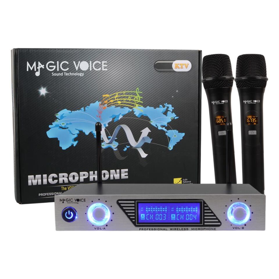 Magicvoice MV-1312EE UHF 2 El Kablosuz Telsiz Mikrofon