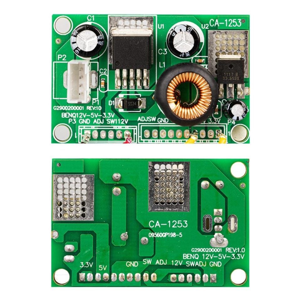 Weko CA-1253 Power Supply Kablolu Kademeli Modül DC 12 Volt TO 5 Volt TO 3.3 Volt 3 Amper Dönüştürücü