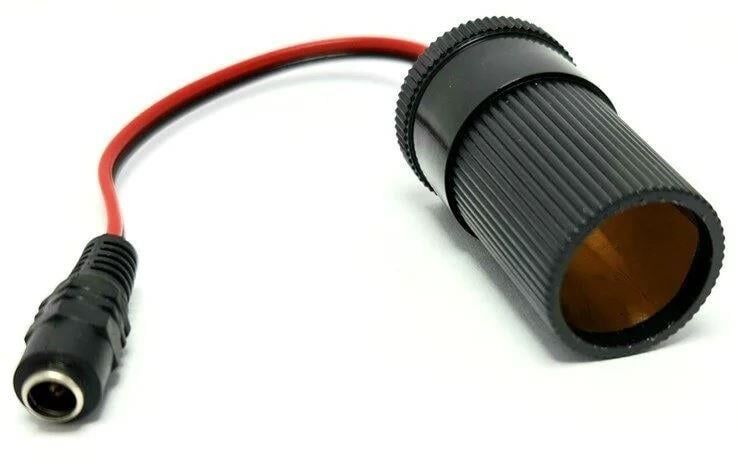 Ayt  Dc 5.5x2.5mm Dişi Oto Çakmak Soketi Çevirici Adaptör Jack Soket Girişini Çakmaklığa Çevirici Dönüştürücü Kablosu