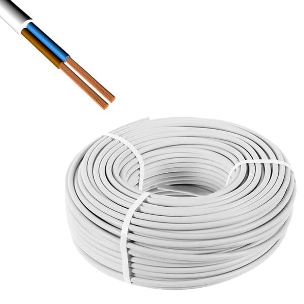 Ayt Powermaster 2x0.75 TTR Kablo 100 Metre İç Mekan Elektrik Tesisat Aydınlatma Kablosu