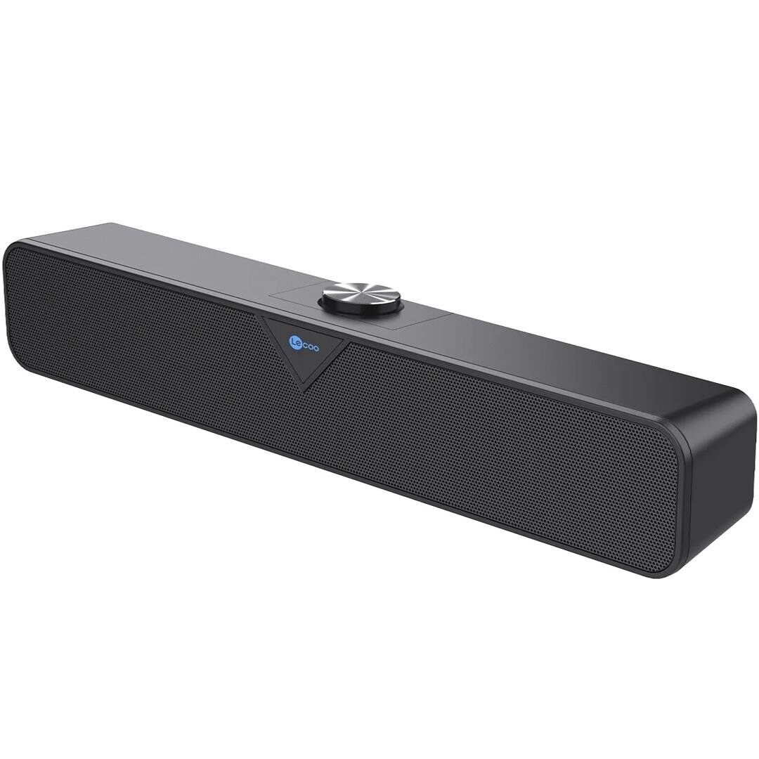 Lenovo Lecoo DS102 Siyah Usb-Aux Kablolu 6 Watt Bluetooth Stereo Soundbar Speaker - Hoparlör