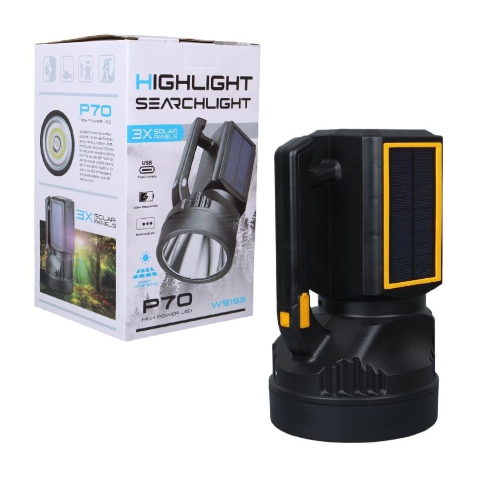 Powermaster MX-W5193-P50 Solar Işıldak