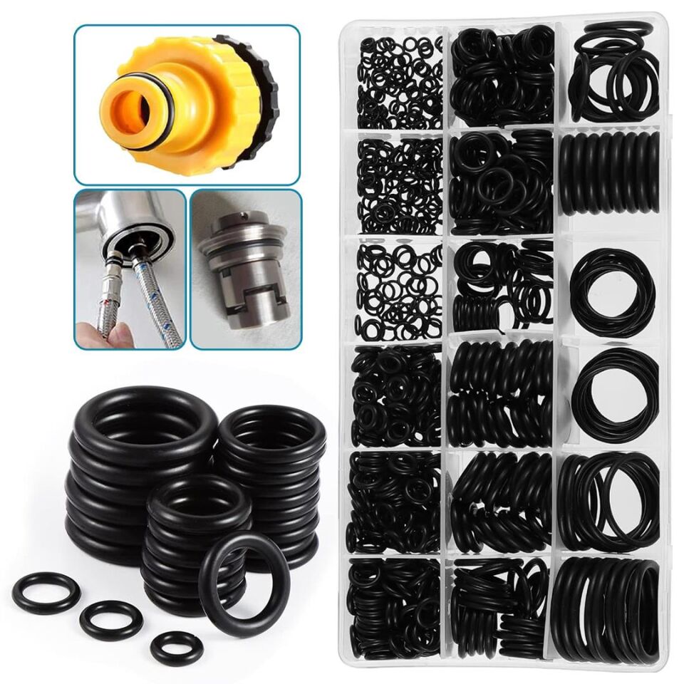 Powermaster PM-28533 800 Parça Kauçuk Conta Halka Seti 28 Farklı Ölçü O-Ring Nitril NBR Su Geçirmez