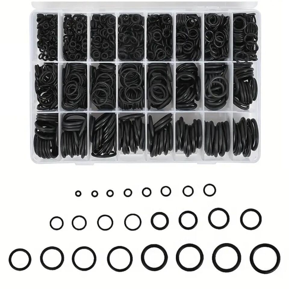 Powermaster PM-28533 800 Parça Kauçuk Conta Halka Seti 28 Farklı Ölçü O-Ring Nitril NBR Su Geçirmez