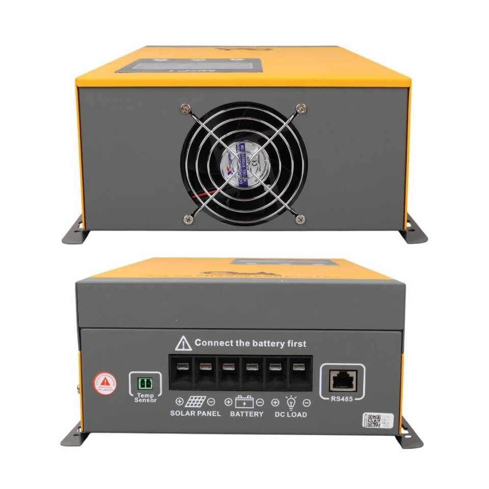 Sunsolar MPK100 MPPT Solar Şarj Kontrol Cihazı 100A 12V 24V 36V 48V Otomatik 250V Maksimum PV LCD Ekranlı RS485 Portlu